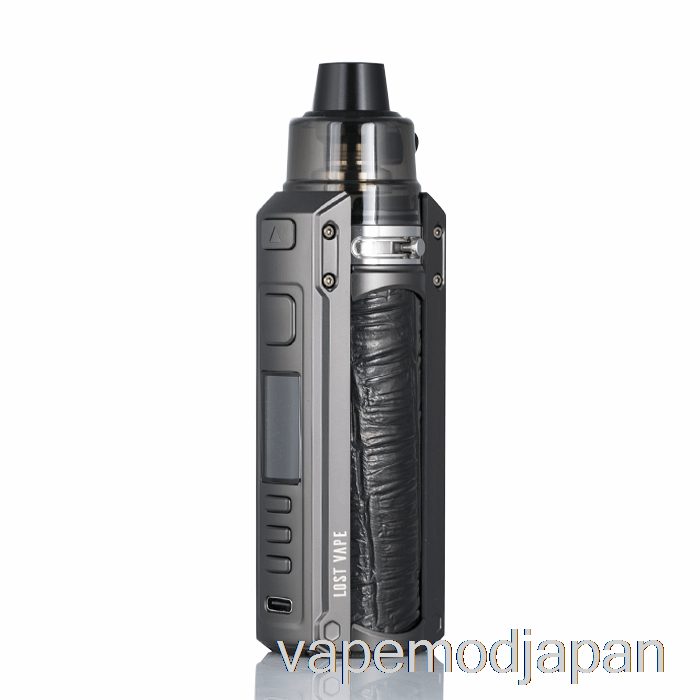 VAPE JAPAN ロストベイプ URSA クエスト 100W ポッド MOD キット ガンメタル / エンボスレザー